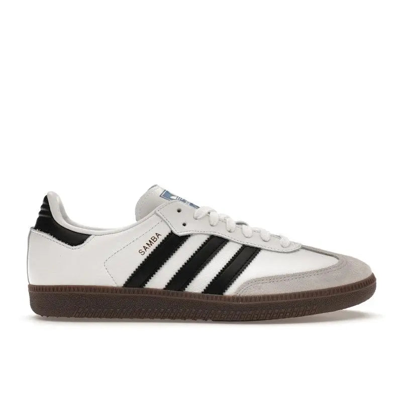 adidas Women's Samba OG Cloud White Core Black Soccer Shoes,