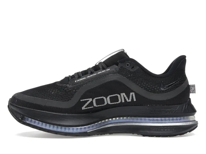 Nike Men's Air Zoom Pegasus Premium Black Metallic Silver,