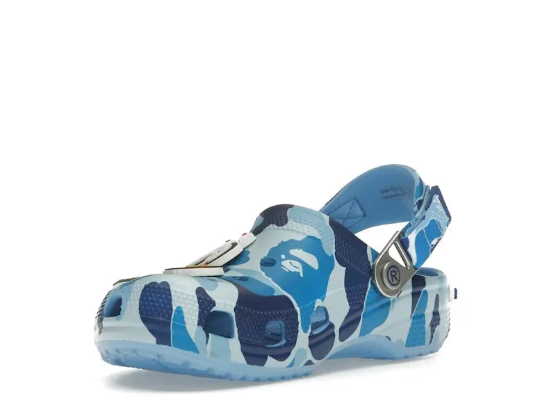 Crocs Men's Classic Clog A Bathing Ape ABC Camo Blue, from