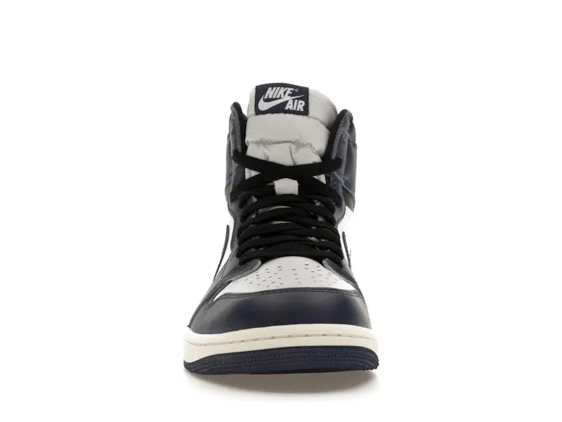 Jordan Men's 1 Retro High OG Midnight Navy Basketball Shoes,