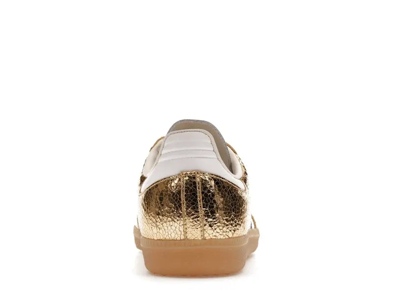 adidas Samba OG Gold Metallic Cracked Leather (Women's) (women)