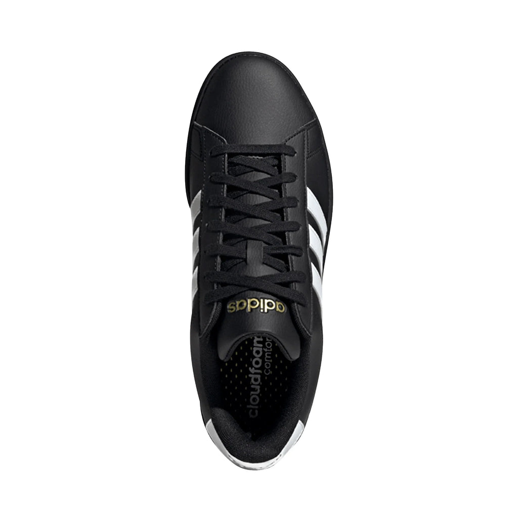 Adidas Grand Court 2.0 'Core Black Footwear White Gold Metallic'