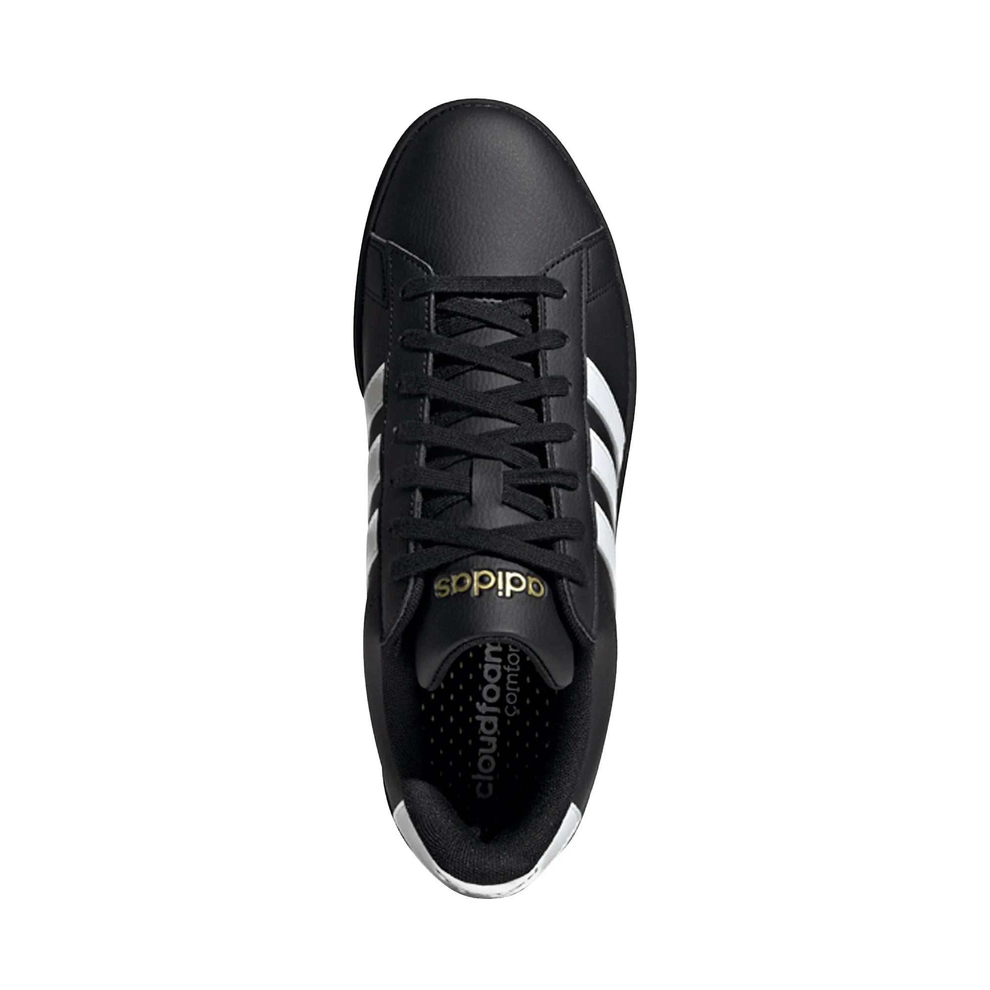 Adidas Grand Court 2.0 'Core Black Footwear White Gold Metallic'