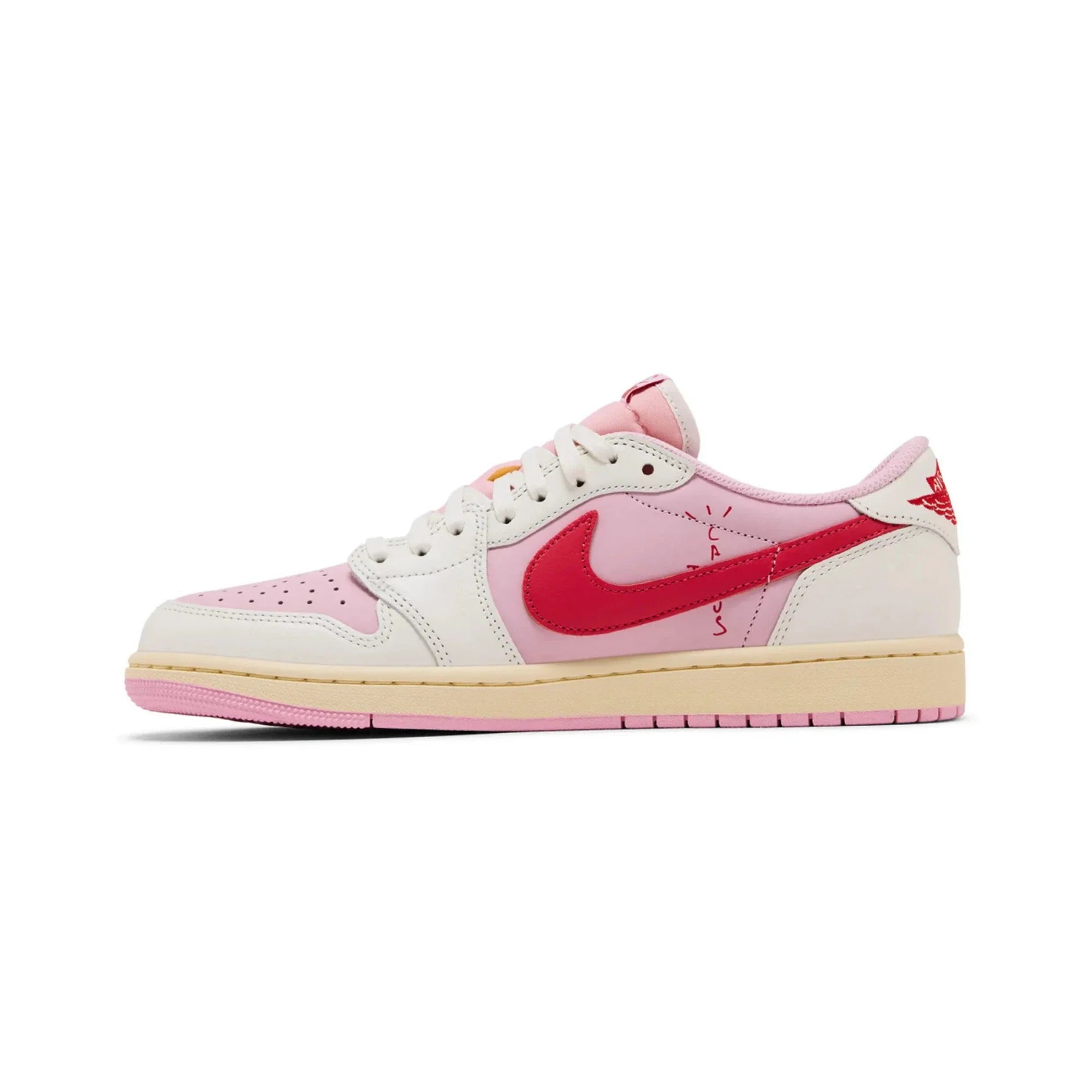Air Jordan 1 Retro Low OG SP Travis Scott 'Sail Tropical Pink' (2026)