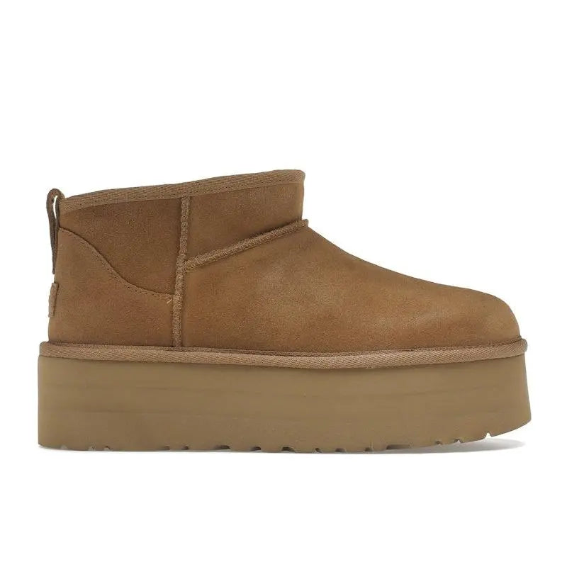 UGG Women's Classic Ultra Mini Platform Boot Chestnut,
