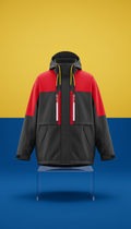 Oversize Tech-Fabric City Jacket