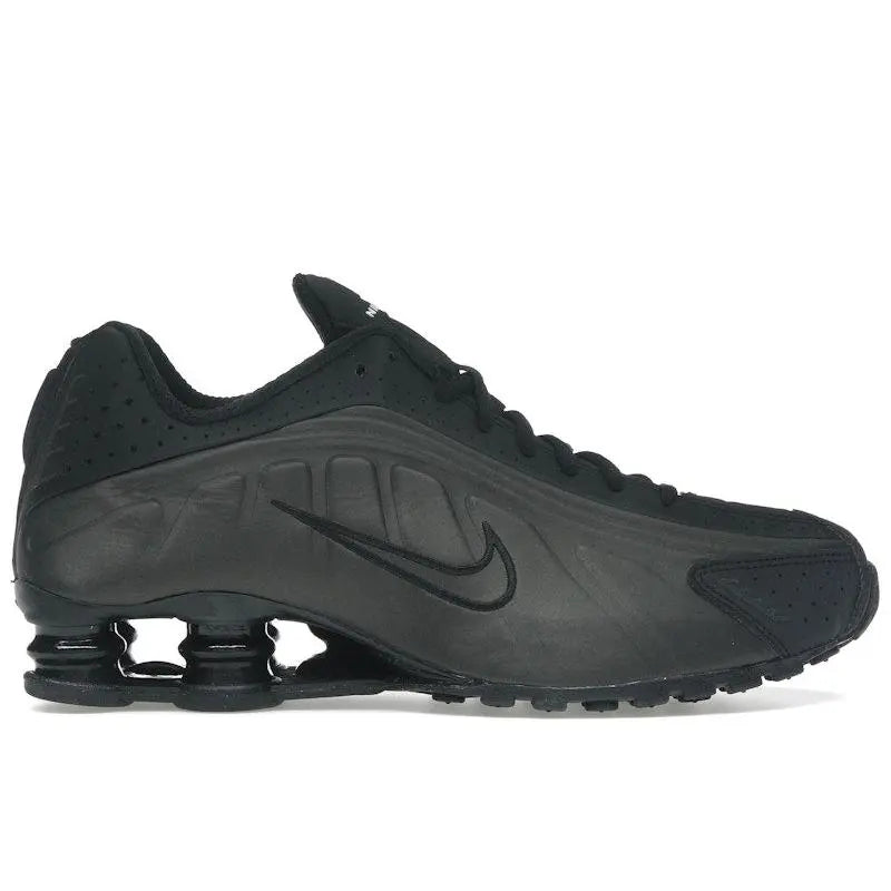 Nike Men's Shox R4 Black Bright Crimson, from