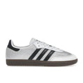 adidas Women's Samba OG Rhinestone Crystal White Silver Shoes,
