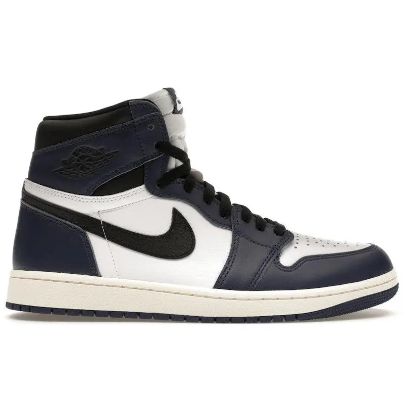 Jordan Men's 1 Retro High OG Midnight Navy Basketball Shoes,