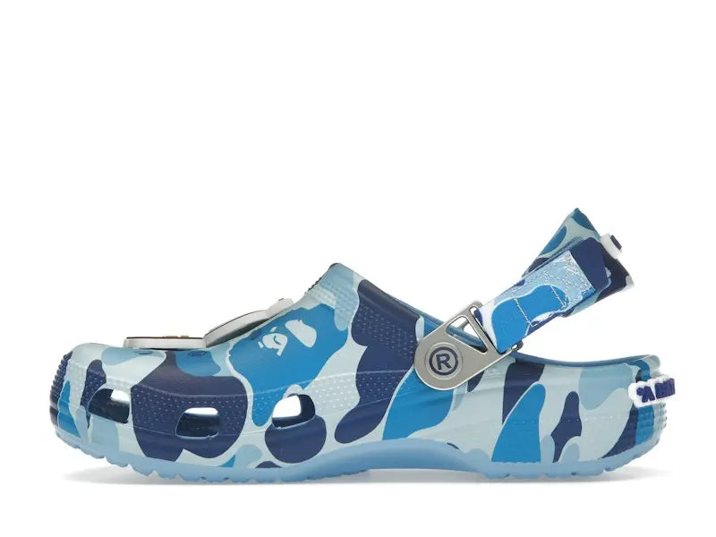 Crocs Men's Classic Clog A Bathing Ape ABC Camo Blue, from