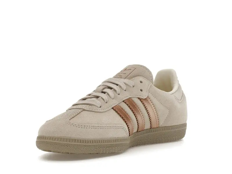 adidas Women's Samba OG Off White Copper Metallic,