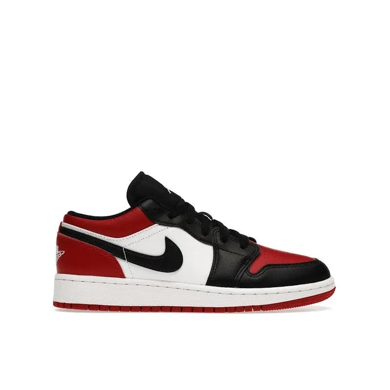 Jordan Kid's 1 Low Bred Toe Basketball Shoes,